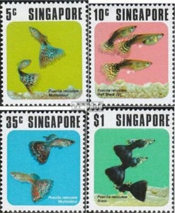 Singapur 209-212 (edición completa) nuevo 1974 Los peces ornamentales - Imagen 1 de 1