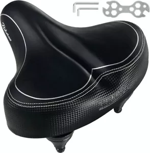 Oversized Fahrradsitz - Peloton Sitzkissen - Fahrradsattel breiter bequemer Sitz - Bild 1 von 8
