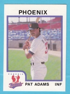 1987 ProCards Minor League Pat Adams - Phoenix Firebirds - Box 204 - Picture 1 of 1
