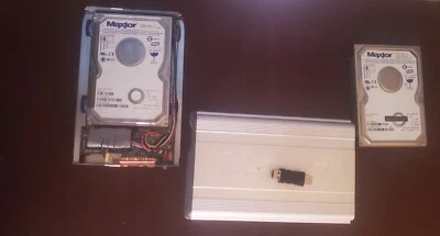 Maxtor One Touch II, 3 Hard Drives, Silver, USB 2.0 - Image 1 of 2