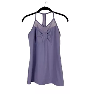 Fabletics Addison Tank Top Size S Purple Performance Racerback Mesh Sleeveless - Picture 1 of 6