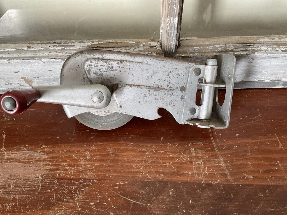 Vintage Swing-A-Way Knife Sharpener Red Handle With  Wall Mount - USA - Image 1 of 4