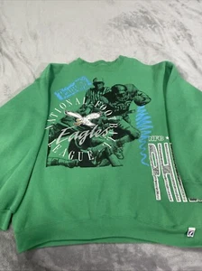 Vintage Philadelphia Eagles Logo 7 doppelseitiger Druck - Bild 1 von 20