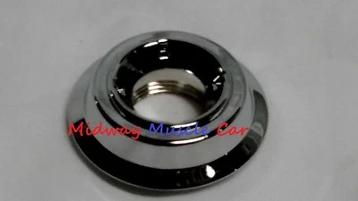 NEW remote mirror chrome bezel door panel nut 65-68 Pontiac GTO Firebird GP Foto 1 de 3