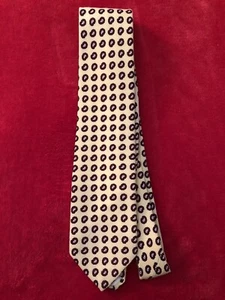 Brooks Brothers VTG Wool Challis Tie Yellow, Red & White 3.25/55 Made in USA EUC - Picture 1 of 10