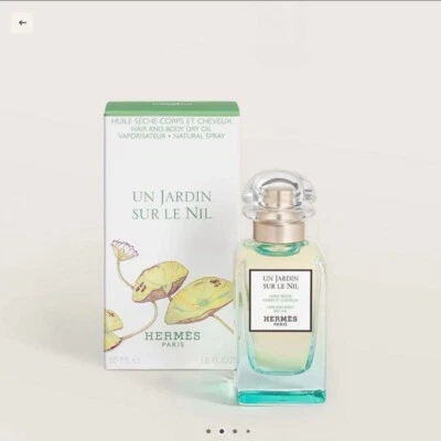 Aceite en spray seco corporal para cabello Hermes Un Jardín Sur Le Nil 50 ml nuevo con caja Foto 1 de 4