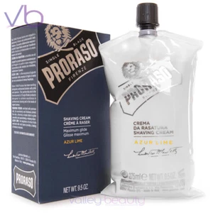 PRORASO Single Blade Azur Lime Professional Luxurious Shaving Cream, Barber Size - Picture 1 of 1