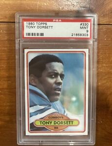 Tony Dorsett 1980 Topps #330 PSA 9 🔥🔥 Dallas Cowboys