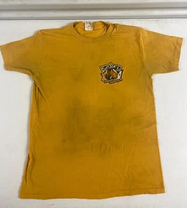 Camiseta Vintage Gusano de Seda Para Hombre Grande Amarillo Estampado Gráfico Camel Personaje Suave - Imagen 1 de 13