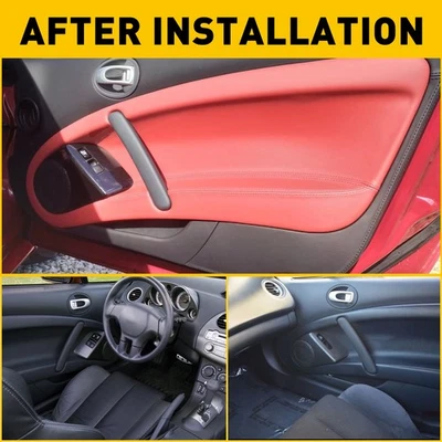 2PCS Left+Right Door Inside Pull Open Handle Fit Mitsubishi Eclipse 2006-2012 - Image 1 of 4