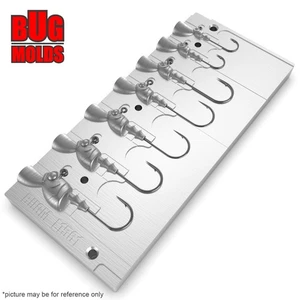 FishingSinkerMold AluminiumAngelform Köderherstellung Bleiformen Finesse Swimbait - Bild 1 von 3