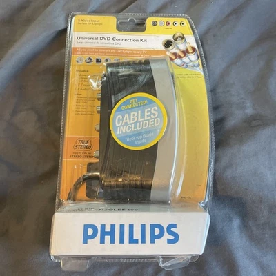 Philips Universal DVD Connection Kit S-Video Input Works With Game Consoles New - Image 1 of 2