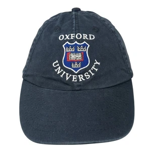 Oxford University London Slideback Baseball Cap Blue One Size Adjustable Cotton - Picture 1 of 9