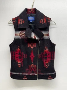pendleton wool aztec Print Vest Size P Petite - Picture 1 of 10
