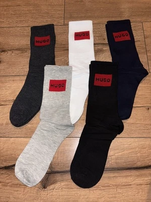 Hugo Five Pack Ankle some Socks Size 6-11