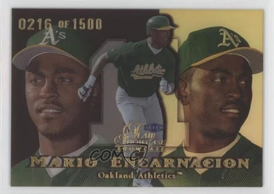 1999 Flair Showcase Row 1 /1500 Mario Encarnacion #36 Rookie RC - Image 1 of 2