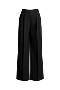 Magda Butrym X H&M - WOMEN’S BLACK TAILORED WOOLLEN PANTS - 12 / 40 NEW HM NWT - Picture 1 of 1