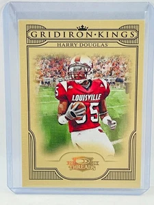 Donruss Threads Harry Douglass College Gridiron Kings Gold 2008 #001/100 - Imagen 1 de 2