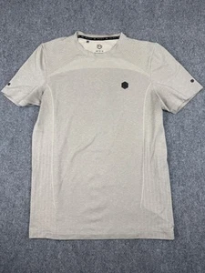Camisa de manga corta Under Armour Rush Celliant para hombre talla L ajustada sin costuras beige - Imagen 1 de 6