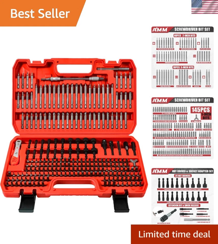232-Piece  Chrome Vanadium Screwdriver Bit Set for Ultimate Precision - Image 1 of 4