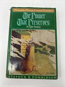 The Power That Preserves 1977 BCE Hardcover W/ Dust Jacket - Stephen Donaldson - Foto 1 di 9