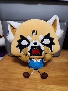 Sanrio Aggretsuko Rage Plush 13” 2019 Red Panda Stuffed Animal Anime Manga Death - Picture 1 of 7