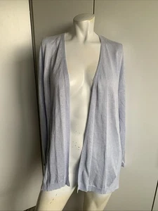 Cynthia Rowley size Medium 100% linen open front long sleeve tunic cardigan - Picture 1 of 5