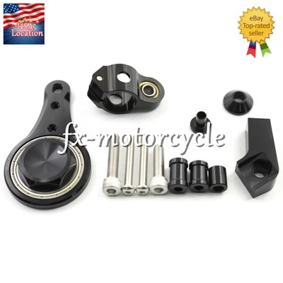Kit de montaje de soporte amortiguador de dirección FXCNC para Kawasaki Ninja ZX636 ZX6R 2005-2006 Foto 1 de 4