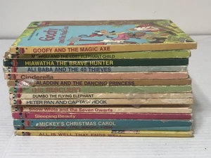 Lote De Colección 14 Libros Walt Disney Maravilloso Mundo de la Lectura Tapa Dura Años 70 En muy buena condición+/- - Imagen 1 de 12