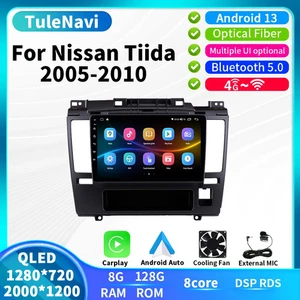 For Nissan Tiida 2005-2010 Carplay Car Radio GPS Stereo Multimedia Player Screen - Picture 1 of 32