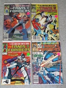 TRANSFORMERS COMICS #1-4 FOUR ISSUE LIMITED SERIES MARVEL COMICS (1984/1985) - Picture 1 of 2