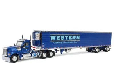 Instock DCP 1:64 Kenworth W990 Day Cab w/53' Utility Reefer Trailer - Image 1 of 4