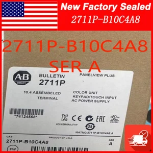 New Allen Bradley 2711P-B10C4A8 /A PanelView Plus 6 1000 Key/Touch/Enet - Picture 1 of 6