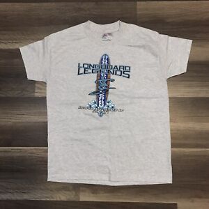 Longboard Legends Surfing Boards Shaped and Tested in Hawaii T Shirt Youth Sz L