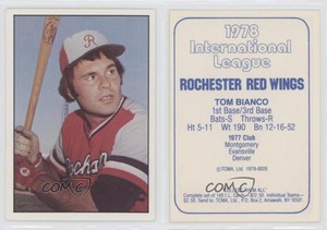 1978 TCMA International League Tom Bianco #1978-0026