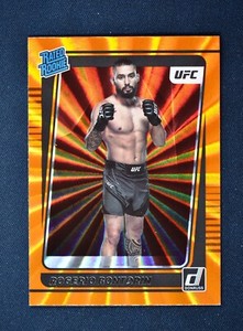 2022 Donruss UFC Base Rated Rookies Holo Orange Laser #204 Rogerio Bontorin