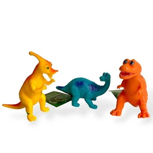 Dinosaurier Figur 3-teiliges Set Kunststoff Rollenspiel pädagogisches Spielzeug Tier Kinder Alter 3+ - Bild 1 von 4