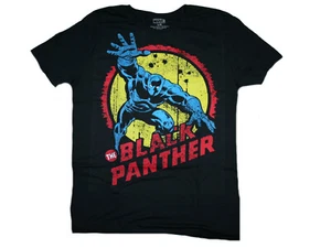 Black Panther Marvel Men's Black T-Shirt NEW - Picture 1 of 2