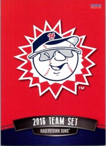 2016 Choice Hagerstown Suns Minor League Baseball - Pick Choose Your Cards 