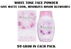 2 PACK OF WHITE TONE FACE POWDER GIVE MATTE LOOK AND MINIMIZES MINOR BLEMISHES