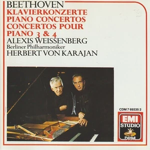 Beethoven,  Klavierkonzerte 3 & 4 ,Weissenberg, Karajan, Berliner Philharmoniker - Bild 1 von 1