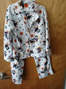 GIRLS DISNEY HALLOWEEN MINNIE MICKEY 2 PIECE PAJAMA SET  SIZE 8 - Picture 1 of 3