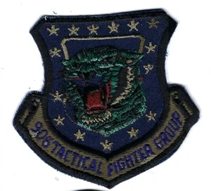 PATCH USAF 908TH TAC FIGHTER GROUP WRIGHT PATTERSON AFB AS-22 - Picture 1 of 1