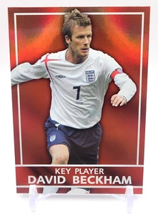 David Beckham 2005 Topps Silver Foil Prizm #S5 England Football Soccer - Picture 1 of 7