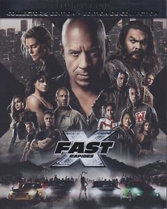 FAST X COLLECTOR'S EDITION BLURAY & DVD SET with Vin Diesel & Jason Momoa