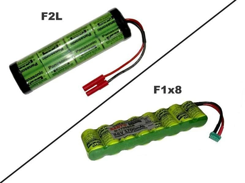 Hochstrom RC Akku Panasonic N-17000SCR;  9.6V1700 mAh /mehrere Optionen... - Bild 1 von 1