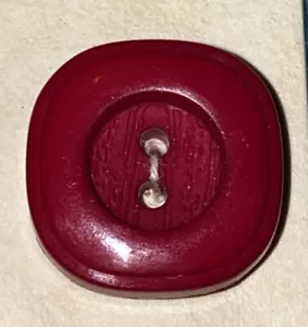 Elan Buttons Red Sz 28 3/4” HK688A NOS - Picture 1 of 3