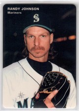 1994 Mother's Cookies Mariners Stadium Giveaway Base #2 Randy Johnson AB01104