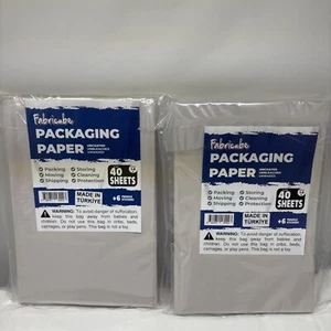 2 x Over 40 Sheets of Blank Packing Paper in Bulk | Approx. 1 lb. Newspaper (B24 - Picture 1 of 4