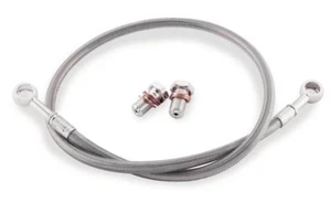 SUZUKI 1986-1988 GSXR 1100 GALFER BRAIDED STAINLESS STEEL REAR BRAKE LINE KIT - Picture 1 of 7